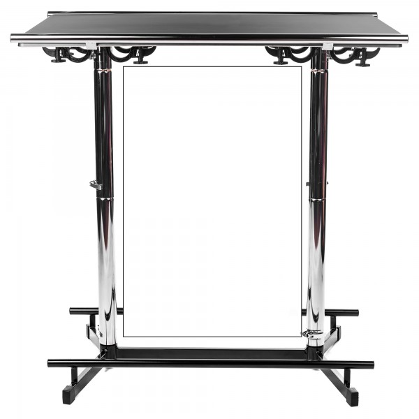 Stehtisch GiganTisch mit Werbebanner 60cm x 90cm