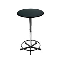 Stehtisch mit Standard Dekor Black und 80cm Tischplatte